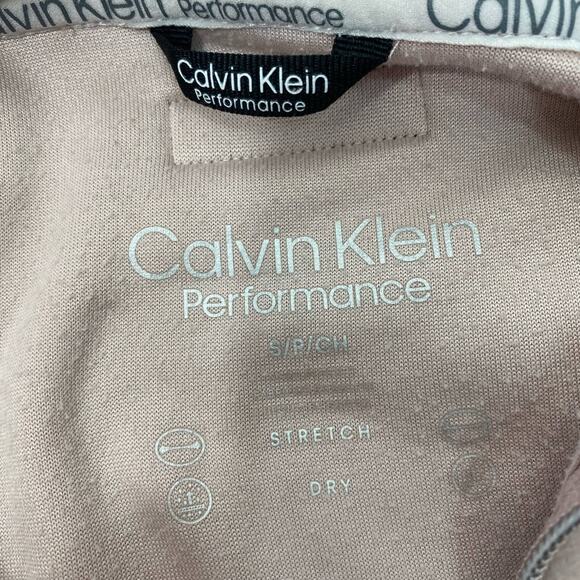 Calvin Klein Asymmetrical Sweatshirt Performance 1/4 Zip Pullover Womens Small - Picture 11 of 14